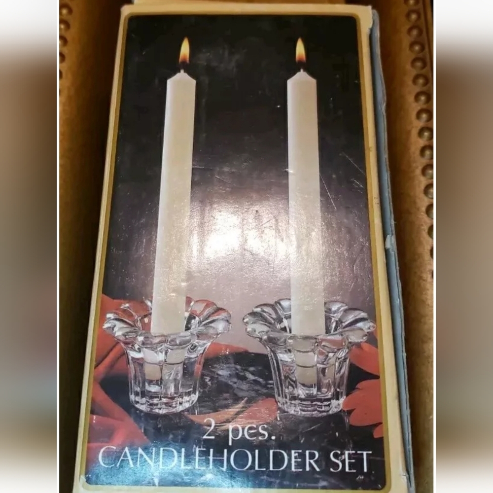 2pc Made In Italy Candleholder Set